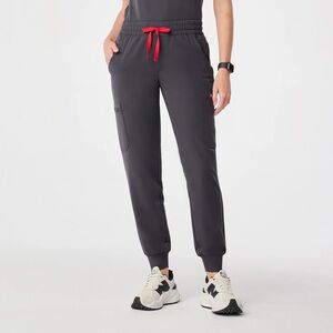 Figs Uman Relaxed Jogger Scrub Pants Size S Charcoal
